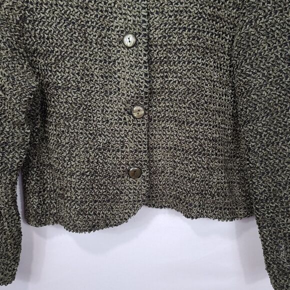 First Option Cropped button down sweater - Picture 6 of 12